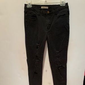 Black skinny ripped Lolo Jeans- size junior 9